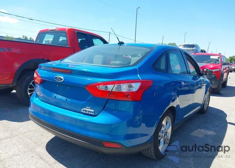 2014 Ford Focus Se из США, поврежденный, VIN 1FADP3F24EL165648